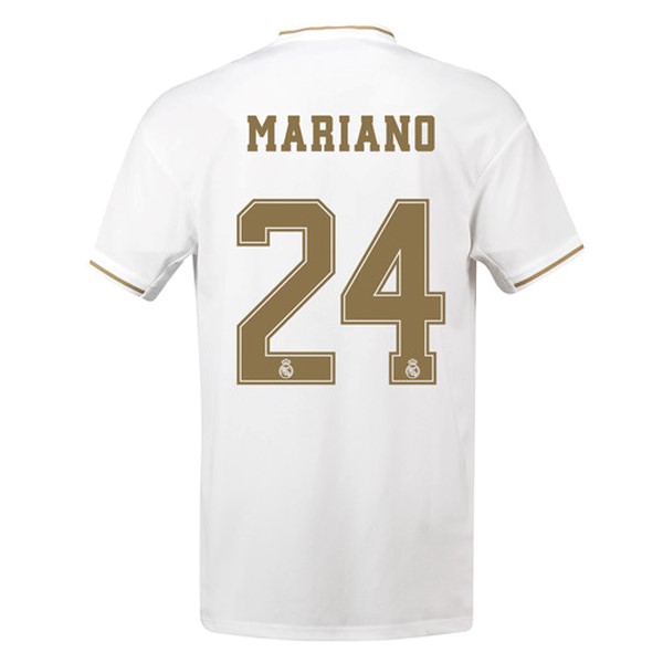 Camiseta Real Madrid NO.24 Mariano Primera equipo 2019-20 Blanco